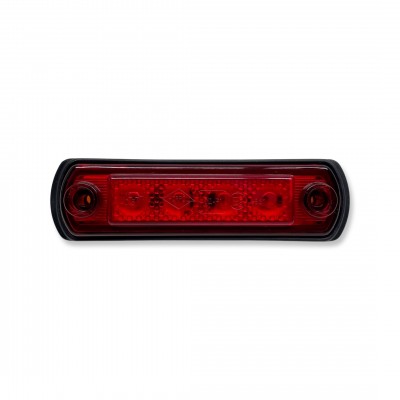 Габаритный фонарь 12-24v LED 4 Красный HORPOL