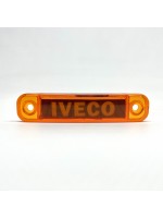 Габаритный фонарь светодиодный желтый 24В с надписью Iveco