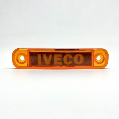 Габаритний ліхтар світлодіодний жовтий 24В з написом Iveco