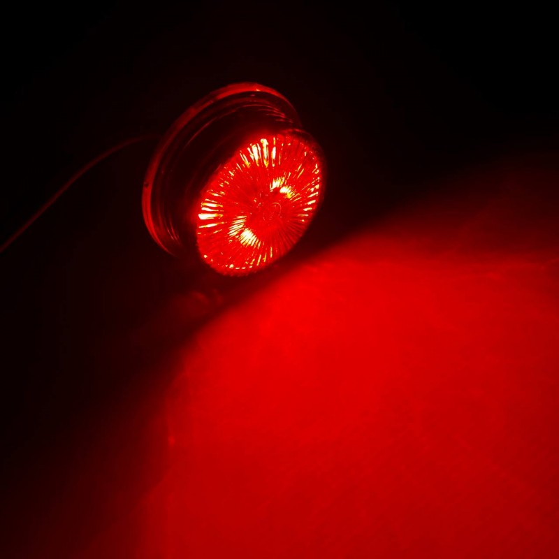 Вставка в габарит заноса прицепа Красный LED 24v