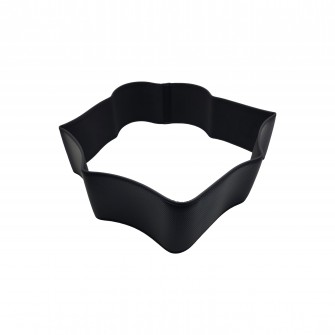 Оплетка для руля с эко-кожи текстурированная чорная 450 мм