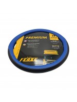 Чохол для керма еко-шкіра з синьою вставкою 450 мм