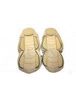 Чохли на сидіння DAF XF 95-105 (Вузькі сидіння) Бежеві