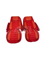 Чохли на сидіння DAF XF105-106 Широкі Червоні