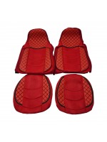 Чохли на сидіння DAF XF95/105 вузькі червоні