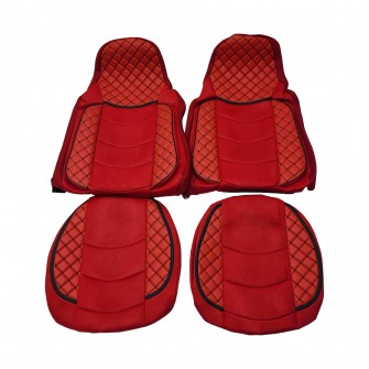 Чохли на сидіння DAF XF95/105 вузькі червоні