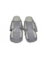 Чехлы на сиденье DAF XF 95-105 (Узкие сиденья) Серые