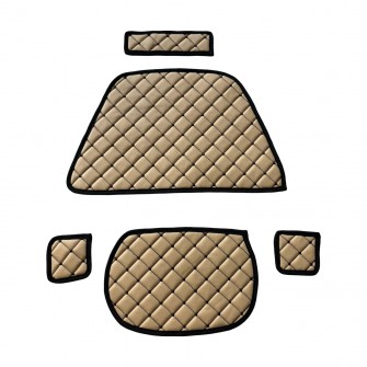 Килимок еко-шкіра XF105 механіка бежеві