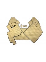 Килимок Еко-шкіра DAF XF95 Автомат Бежеві