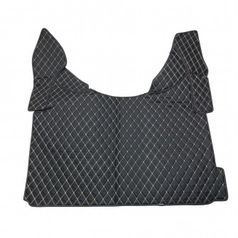 Килимок 3Д Еко-шкіра DAF XF106 Чорний-бежева строчка