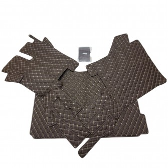 Килимок 3Д Еко-шкіра DAF XF106 Коричневий