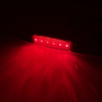 Габаритный фонарь светодиодный Красный 12-24v LED