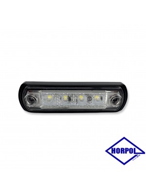 Габаритный фонарь 12-24v LED 4 Белый HORPOL