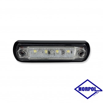 Габаритний ліхтар 12-24v LED 4 Білий HORPOL