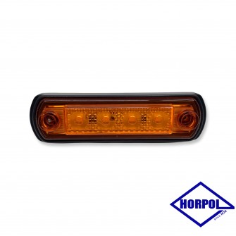 Габаритний ліхтар 12-24v LED 4 Жовтий HORPOL