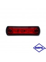 Габаритный фонарь 12-24v LED 4 Красный HORPOL