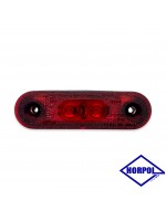 Габаритный фонарь 12-24v LED 2 Красный HORPOL