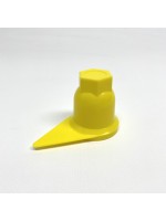 Ковпачок на колісну гайку 33 "Стрілка" пластиковий жовтого кольору