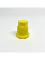 Ковпачок на колісну гайку 33 пластиковий жовтого кольору