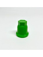 Колпачок на колесную гайку 32 пластиковый зеленого цвета