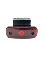 Габаритный фонарь Красный 12-24v с кронштейном 6LED