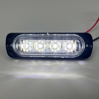 Габаритный фонарь диодный 12-24В 4LED белый