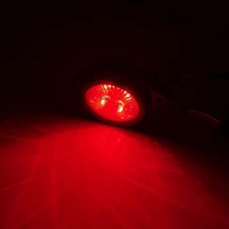 Габаритний ліхтар світлодіодний червоний 4LED 24V