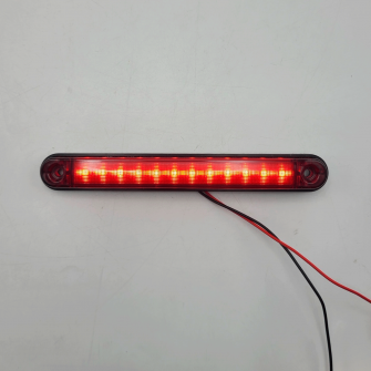 Ліхтар габаритний діодний 24v 12LED червоний