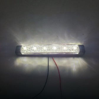 Габаритный фонарь диодный 24v 6LED белый