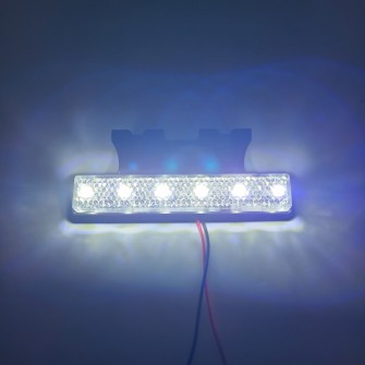 Фонарь габаритный диодный 24v 6LED с кронштейном белый