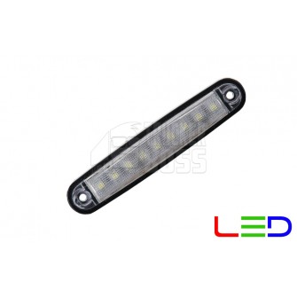 Фонарь габаритный диодный 24v 9LED белый