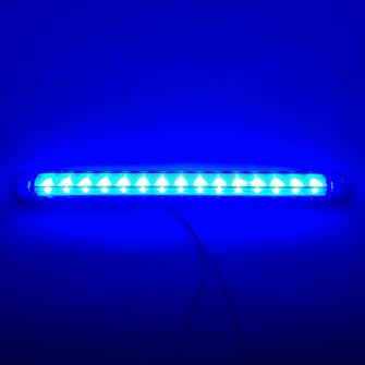 Фонарь габаритный диодный 24v 15LED синий