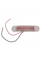 Ліхтар габаритний 24v 12LED 10 см червоний