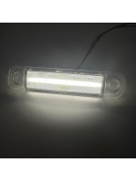 Фонарь габаритный диодный 24v 12LED 10 см белый