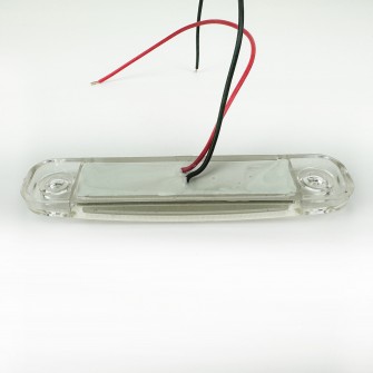 Фонарь габаритный диодный 24v 12LED 10 см белый