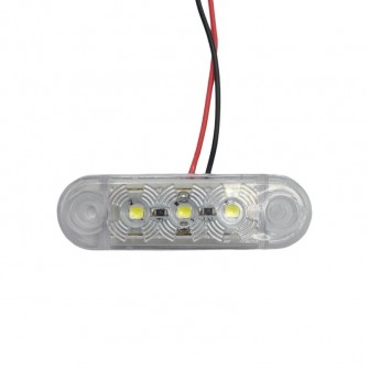Габаритный фонарь 12-24v 3LED Белый FR0171W