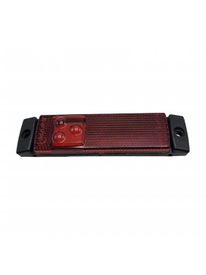 Габаритный фонарь Красный 24V LED MARS
