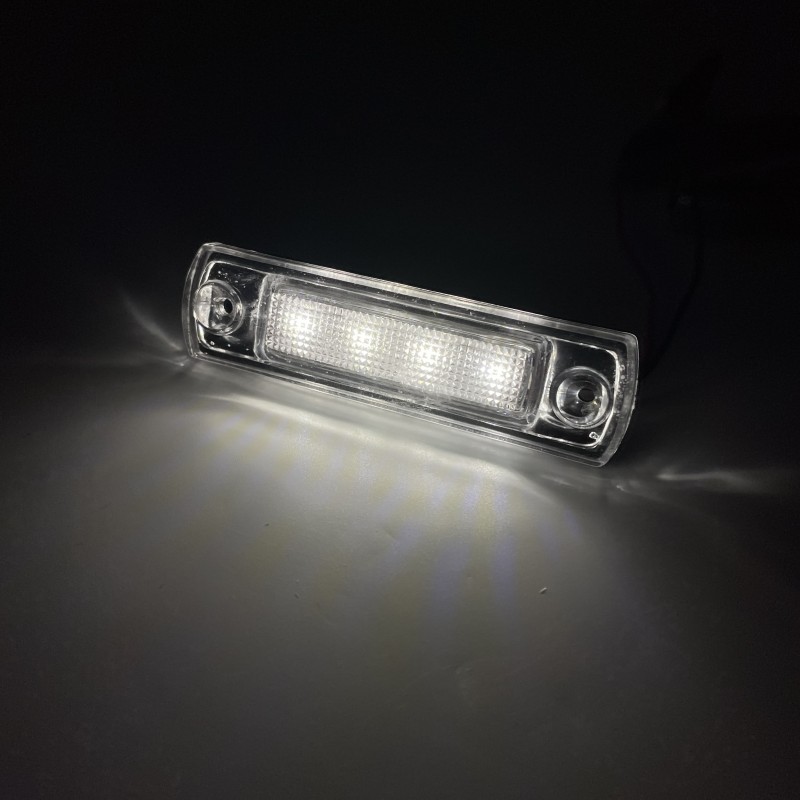 Боковой габаритный фонарь светодиодный белый MAN/MERCEDES 4LED 24V