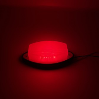 Габаритний ліхтар "Човник" червоний "НЕОН" 24V LED