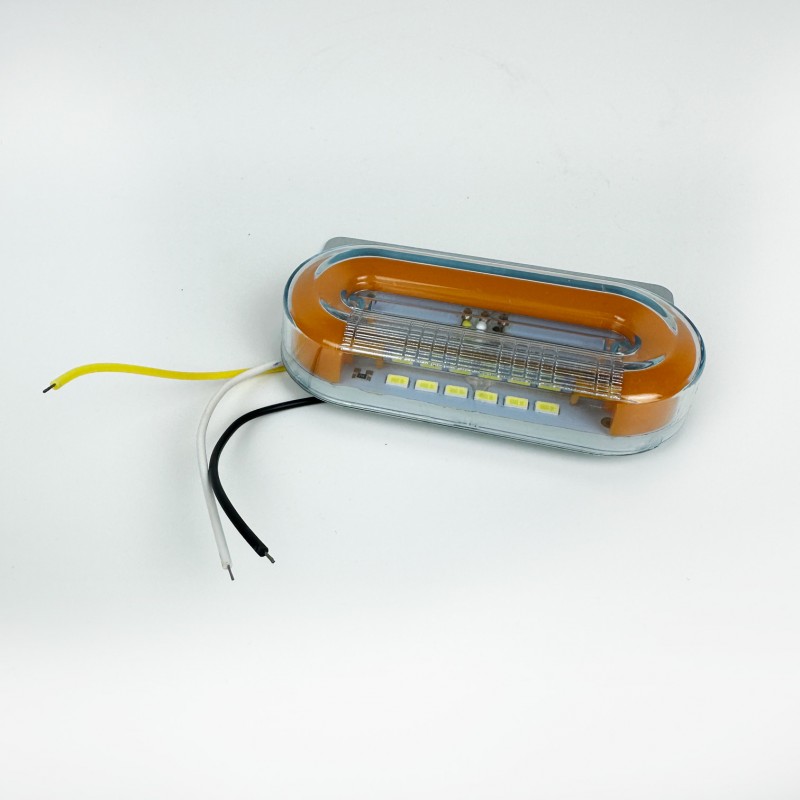 Габаритный фонарь Желтый 24v LED