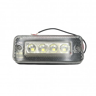 Фонарик лобовой MAN/DAF Белый 24v 4LED 