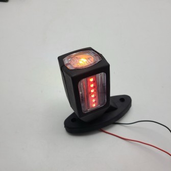 Фонарь габаритный диодный 12-24v трехцветный 9,5 см