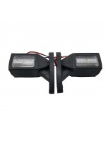 Фонарь габаритный диодный 12-24v трехцветный 9,5 см