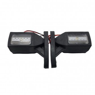 Фонарь габаритный диодный 12-24v трехцветный 9,5 см