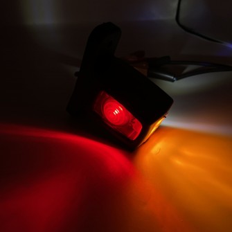 Габаритный фонарь заноса прицепа трёхцветный 8 см LED 24V NOKTA