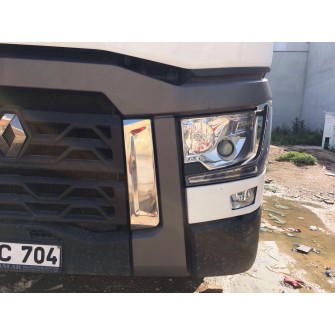 Бічні накладки решітки радіатора RENAULT T з нержавіючої сталі