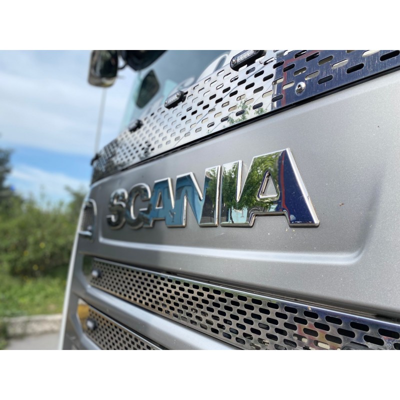Накладки буквы SCANIA 2009-2016г из нержавеющей стали Накладки буквы SCANIA 2009-2016г из нержавеющей стали
