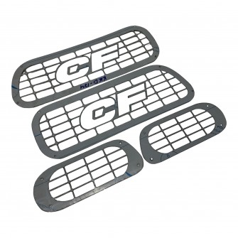 Накладки на фары и противотуманные фары CF нержавеющая сталь