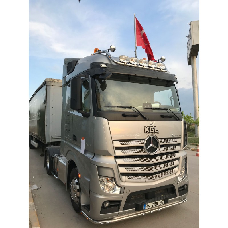 Дуга нижняя MERCEDES ACTROS 1845 MP4/5 нержавеющая сталь Дуга нижняя MERCEDES ACTROS 1845 MP4/5 нержавеющая сталь
