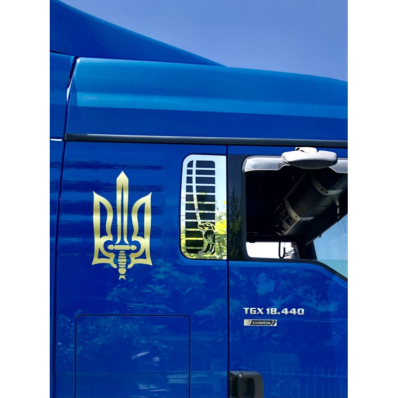 Накладки на окно спалки MAN TGA/TGX/TGL/TGM нержавеющая сталь Накладки на окно спалки MAN TGA/TGX/TGL/TGM нержавеющая сталь